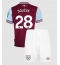 West Ham United Tomas Soucek #28 Hjemmedraktsett Barn 2024-25 Kortermet (+ Korte bukser)