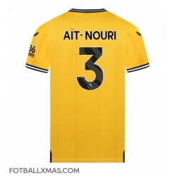 Wolves Rayan Ait-Nouri #3 Hjemmedrakt 2023-24 Kortermet